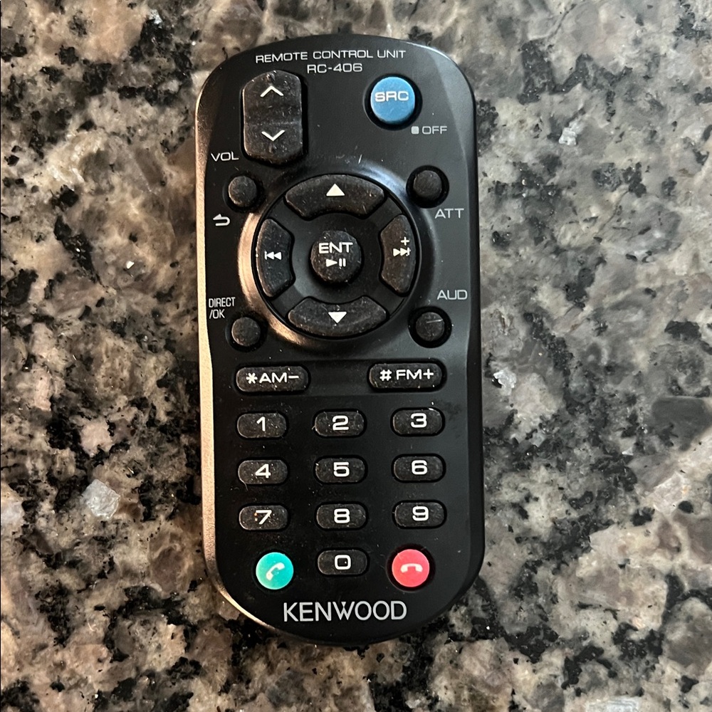 Kenwood Black Remote Control RC-406